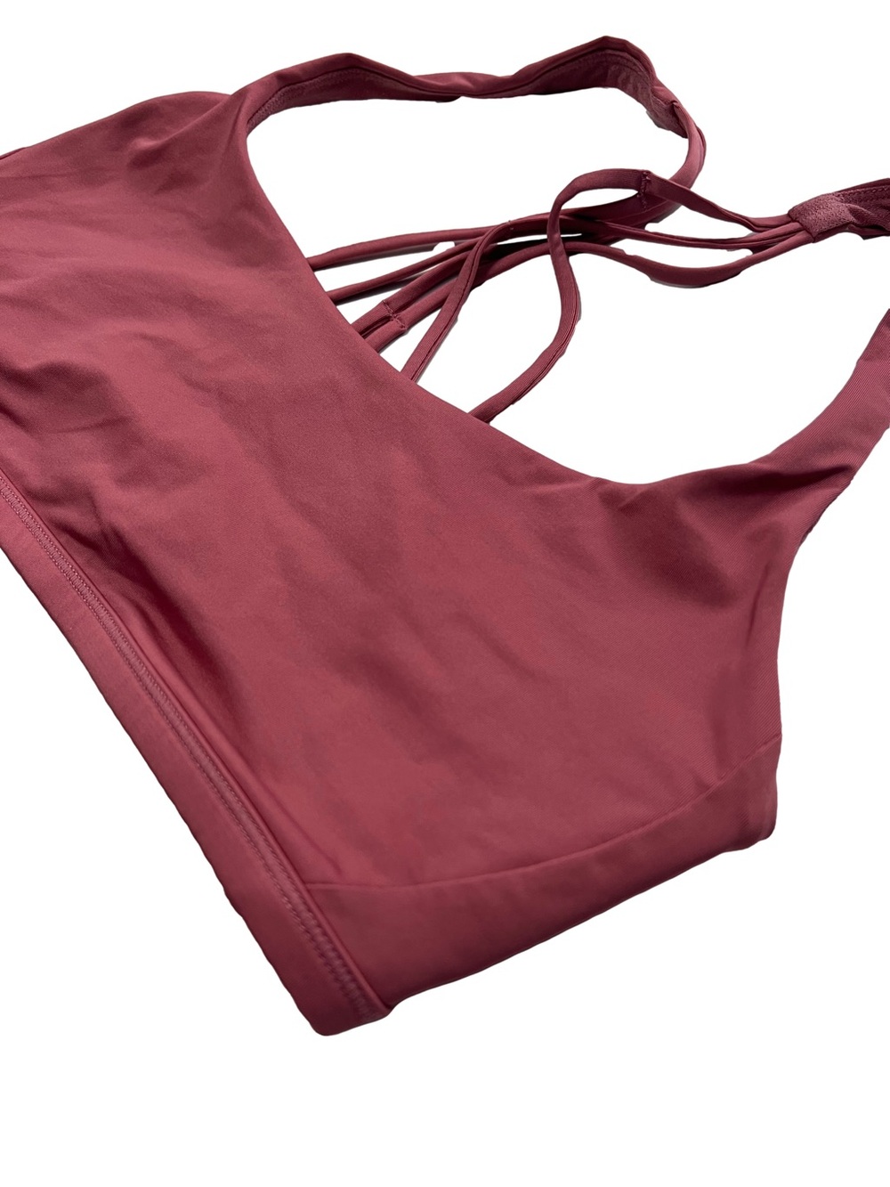 CRZ Yoga Women’s Strappy Sports Bra - Dusty Rose - Picture 1 of 6